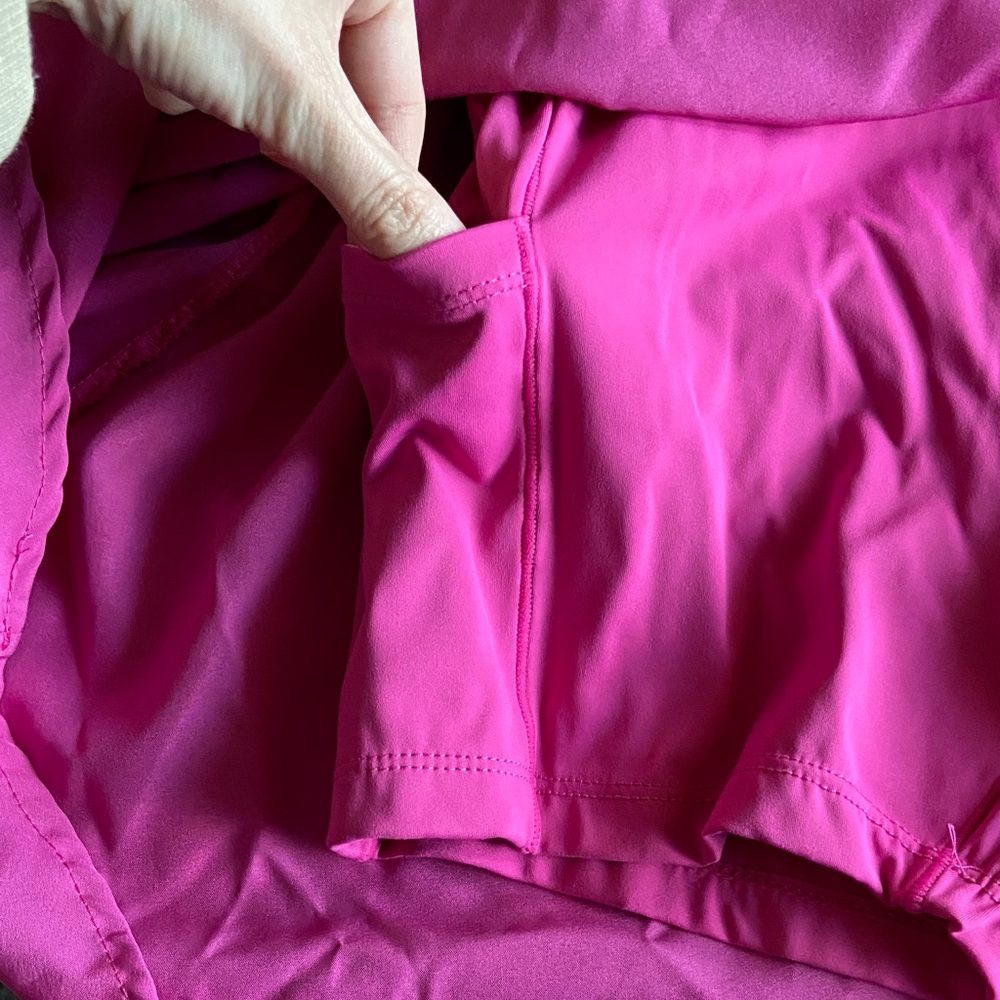 Ultra Flirt Fuchsia Active Dress with shorts underneath - Picture 4 of 6